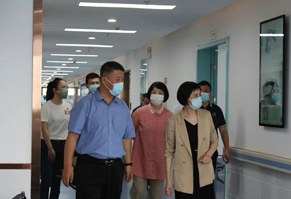 武漢市殘聯(lián)黨組書記、理事長李紅敬等領導到德誠實地考察調(diào)研