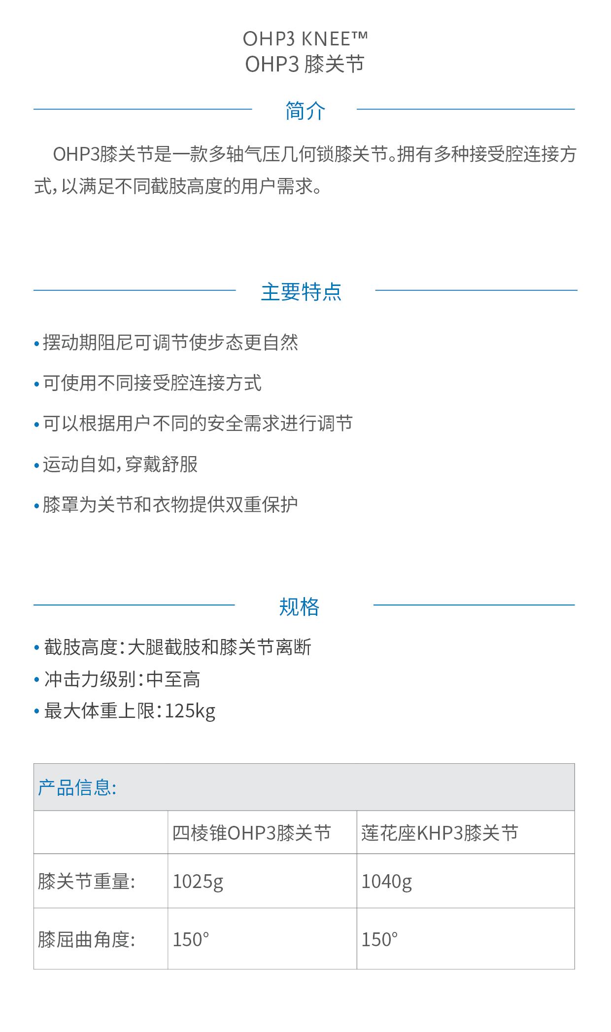 OHP3膝關(guān)節(jié)