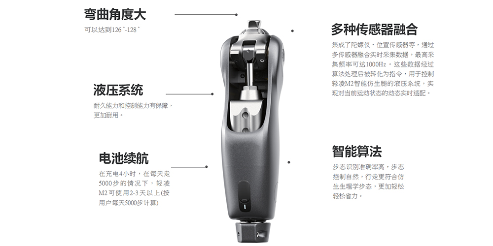 輕凌M2智能仿生腿